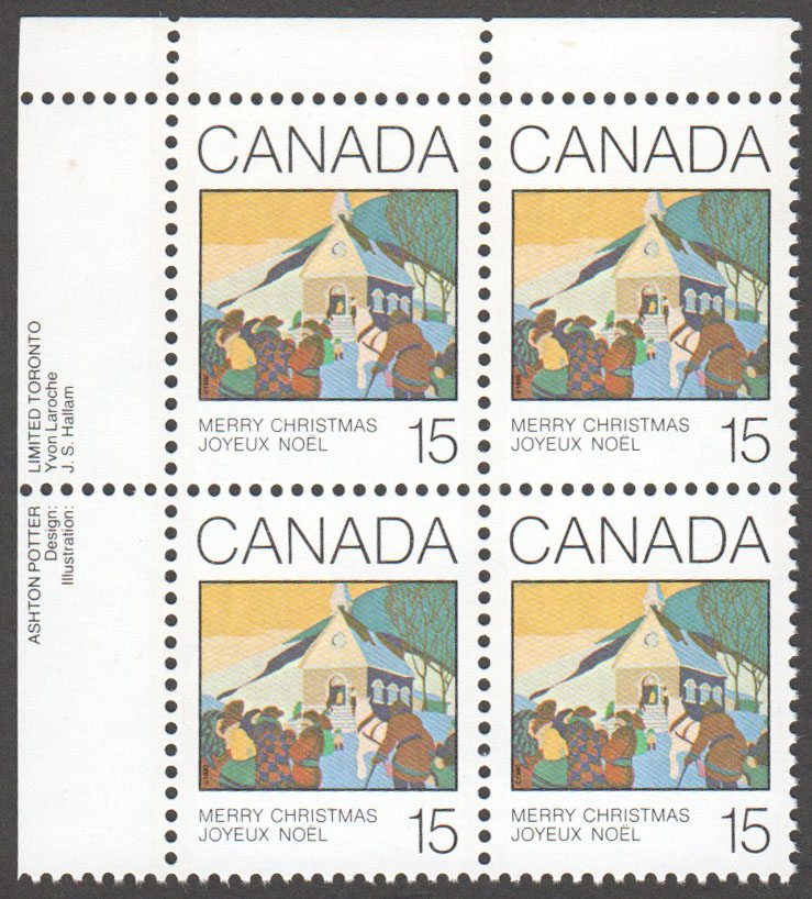 Canada Scott 870 MNH PB UL (A6-10) - Click Image to Close